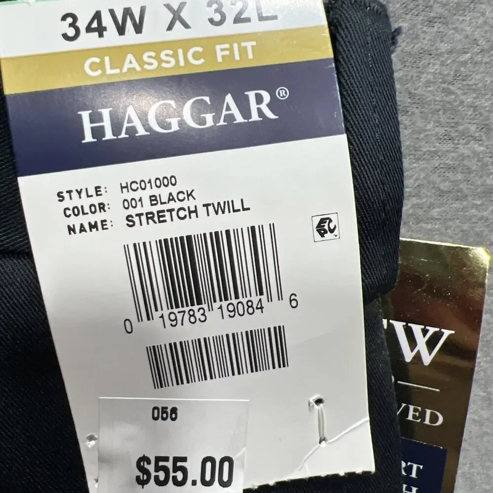 Haggar men black